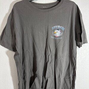 Sturgis Motorcycle Bike Black Hills Rally Vintage T-shirt Size M Grey